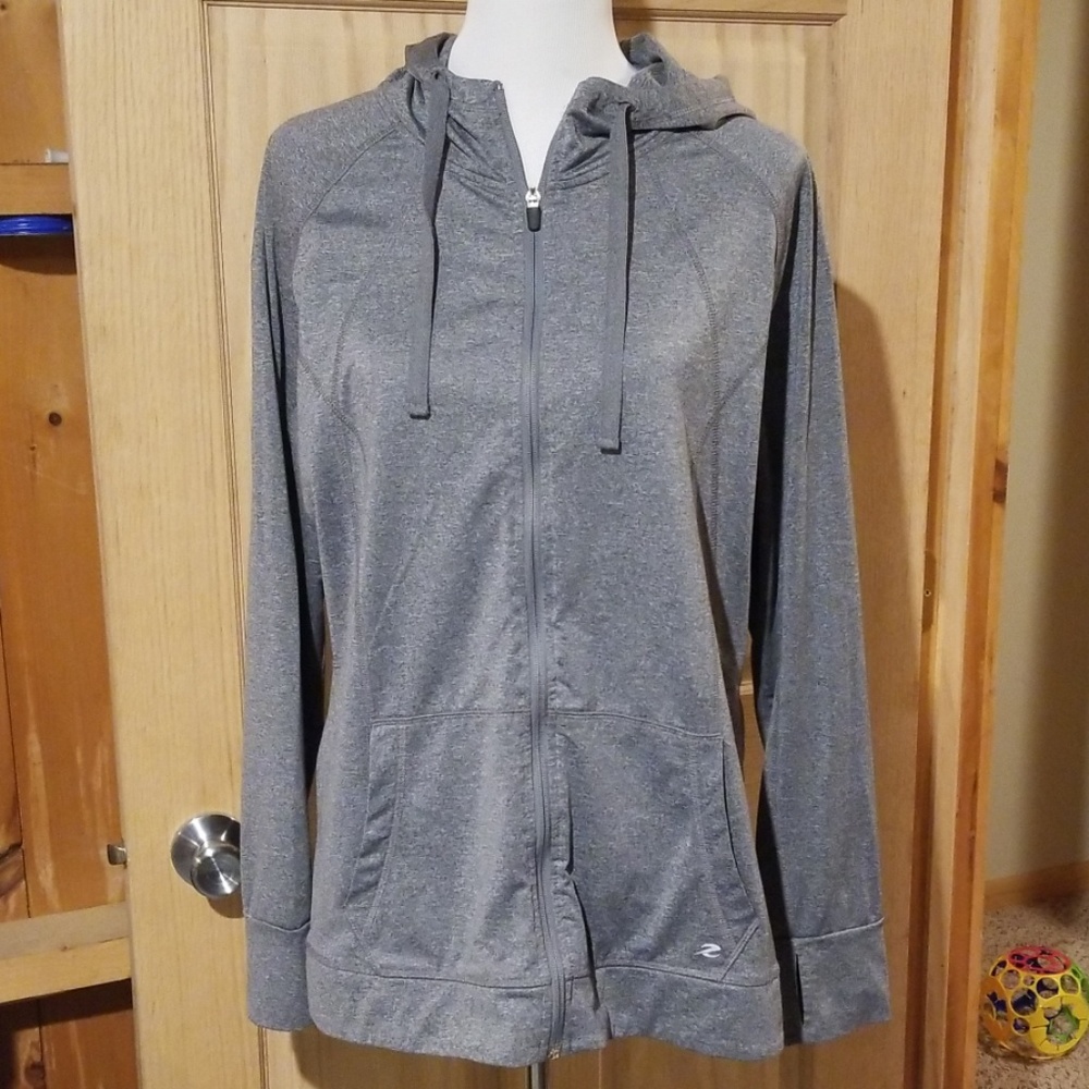 Energy Zone Gray Athletic Zip Up size XL